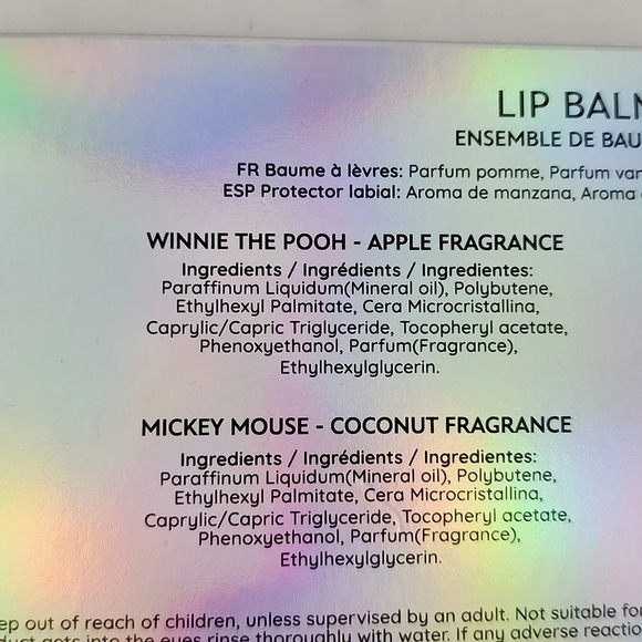 Disney Lip Balm 100 Year Anniversary Mickey Minnie Tinkerbell Winnie The Pooh - Picture 7 of 9